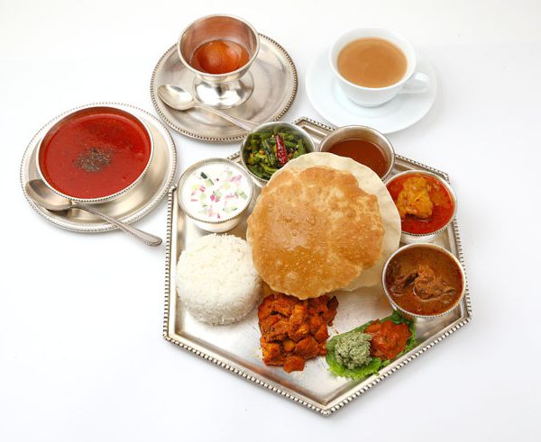 Dharmasagara Meals A-set for Non-Vegetarian　ミールス Aセット ノンヴァジタリアン